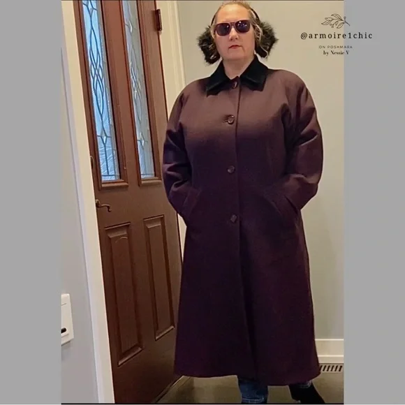 💐JONES NEW YORK Button-Down Full Length Trench Coat | Women’s Size XL - Picture 10 of 10